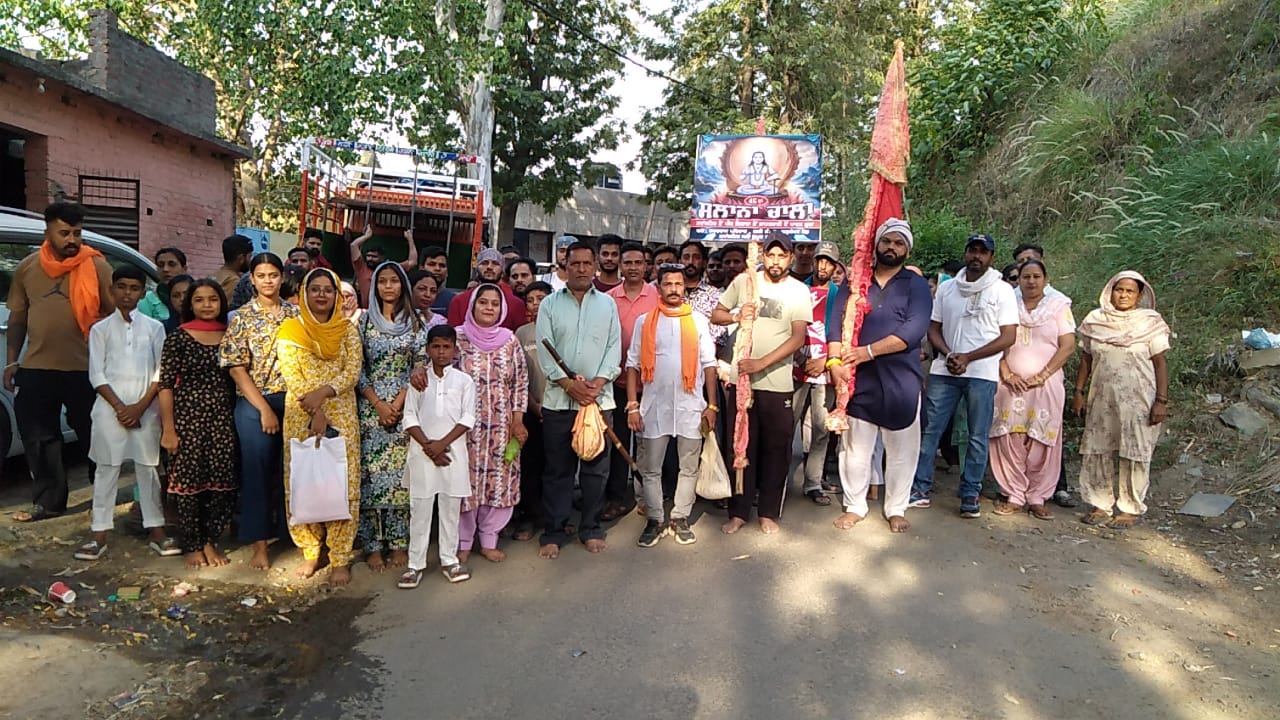 46वां वार्षिक चाला नवांशहर से दियोटसिद्ध गुफा तक।